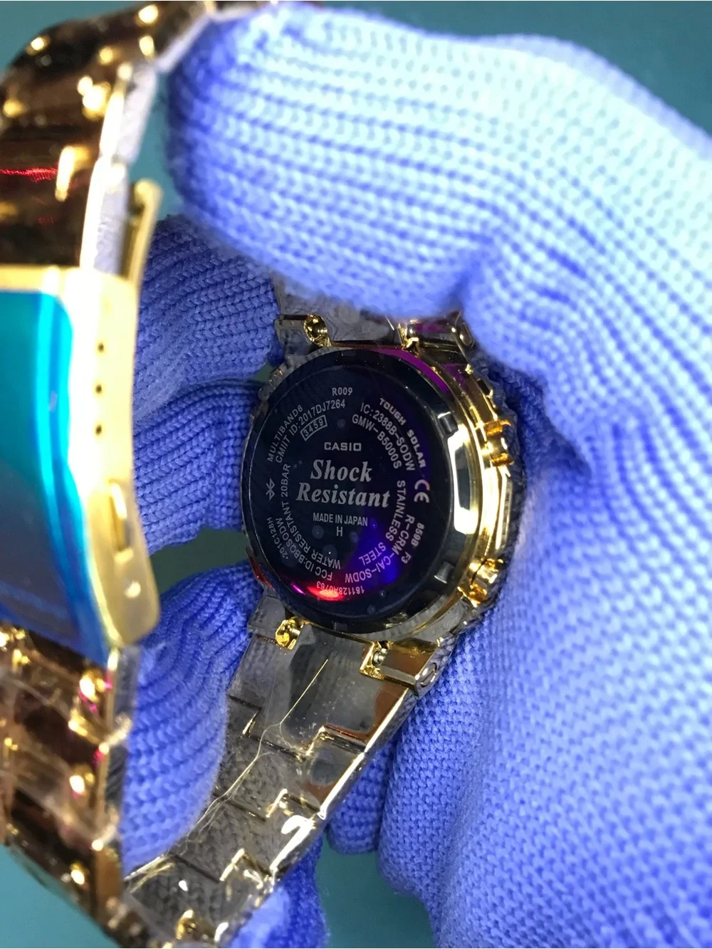 Custom G Shock Metal Gold and Black colorway